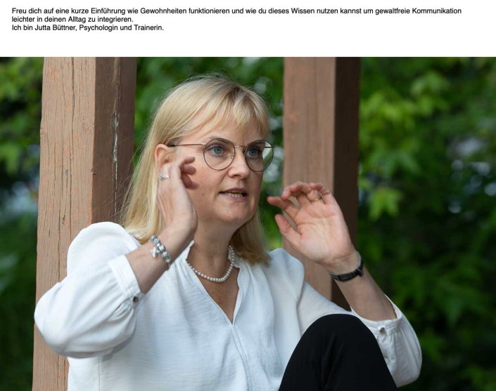 Jutta Büttner: kurze Einführung wie Gewohnheiten funktionieren Jutta Büttner: kurze Einführung wie Gewohnheiten funktionieren