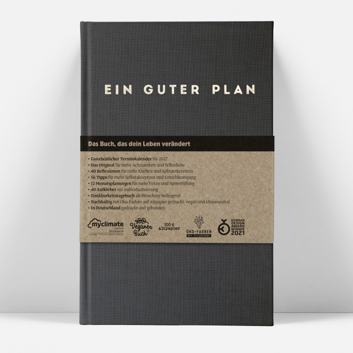 Gabriela Schindler: Ein guter Plan (Zeitlos) ist ein undatierter, ganzheitlicher Terminkalender für mehr Achtsamkeit und Selbstliebe. Gabriela Schindler: Ein guter Plan (Zeitlos) ist ein undatierter, ganzheitlicher Terminkalender für mehr Achtsamkeit und Selbstliebe.